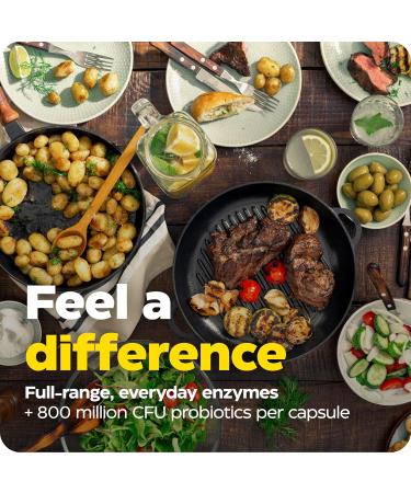 Enzymedica Digest Complete + Probiotics Gentle Digestive Enzymes with 400 Million CFU Active Cultures per Capsule 30 Capsules 30 Count - Buy Online on GoSupps.com