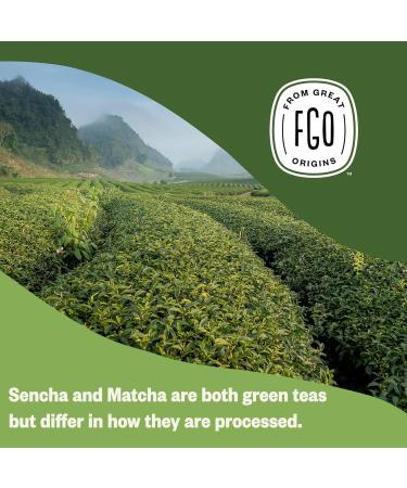 FGO Organic Japanese Matcha Green Tea Eco Conscious Tea Bags 100 Count - Buy Online on GoSupps.com