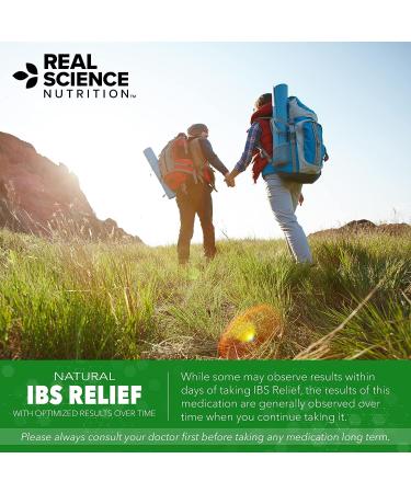 Real Science Nutrition IBS Relief: Natural Supplement for Gas, Bloating, Diarrhea, Constipation - Digestive Health Support - Buy Online on GoSupps.com
