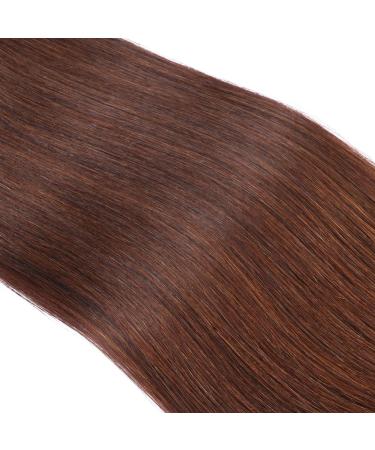 Keratin Bonding #4 Chocolate Brown Hair Extensions - 60cm 50 Strands 1g - 100% Remy Real Hair U-Tip Extensions by Novon Hair Extensions - Buy Online on GoSupps.com