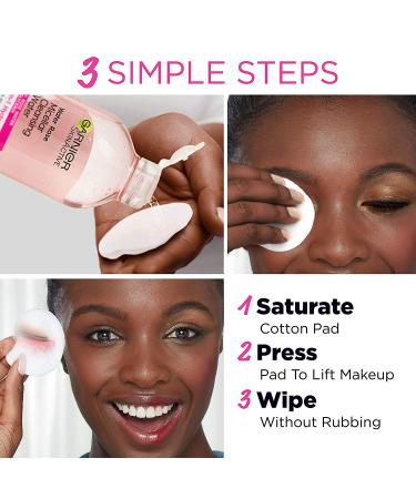 Buy Garnier SkinActive Rose Micellar Cleansing Water 13.5 fl oz - Gentle Cleanser with Rose Water & Glycerin - Buy Online on GoSupps.com