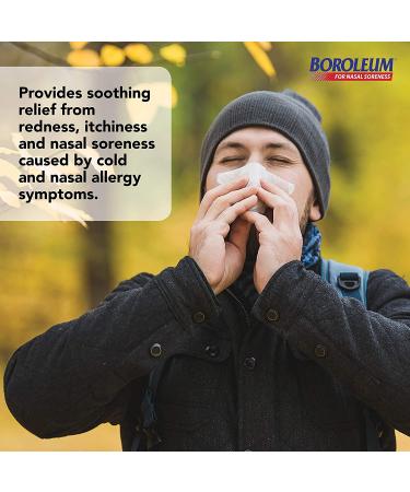 Boroleum Nasal Soreness Relief | 17g Tube (Pack of 1) | Soothes Nasal Irritation - Buy Online on GoSupps.com