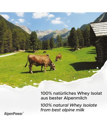 Buy Alpine Power Native Whey Protein Isolate Vanilla 500g - 100% Natural No Sweeteners High-Quality CFM Protein from Alpine Milk - International Shipping Available - Buy Online on GoSupps.com