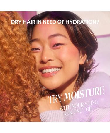 MONDAY HAIRCARE Moisture Shampoo 12oz - Hydrating Shampoo for Dry & Curly Hair with Coconut Oil Shea Butter & Vitamin E | Eco-Friendly 100% Recyclable - Buy Online on GoSupps.com