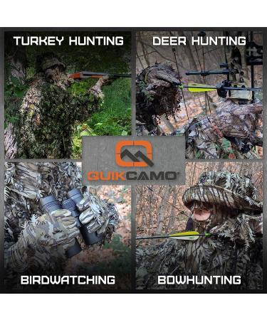 QuikCamo Mossy Oak & Realtree 3D Leafy Camo Hunting Gloves | Touch Screen/Fingerless | NWTF Obsession | Large/XL - Buy Online on GoSupps.com