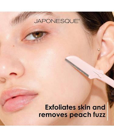 JAPONESQUE Dermaplaner Facial Razors for Exfoliation & Hair Removal - Enhances Serum Absorption for Glowing Skin - Buy Online on GoSupps.com