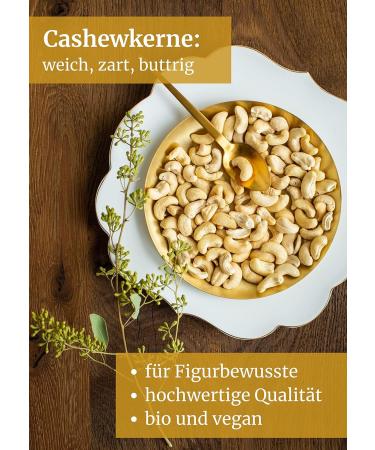 Buy Cashwkerne Bio Jalall d'Or 1kg - Organic Certified Cashews | Fresh & Nutritious | High Magnesium & Tryptophan - Buy Online on GoSupps.com