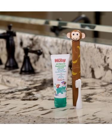 Nuby Electric Toothbrush - Monkey Character | Kids Battery Operated Dental Care - Buy Online on GoSupps.com