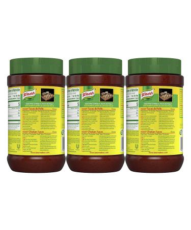 Knorr Granulated Chicken Flavor Bouillon 2 lb 3 Pack - Fat & Cholesterol Free for Sauces, Gravies, Soups - Chicken Bouillon Seasoning - Buy Online on GoSupps.com