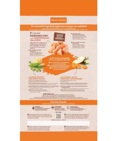 Nature's Variety No Grain - Puppy Mini Dog Food - Norwegian Salmon - 3kg - Buy Online on GoSupps.com