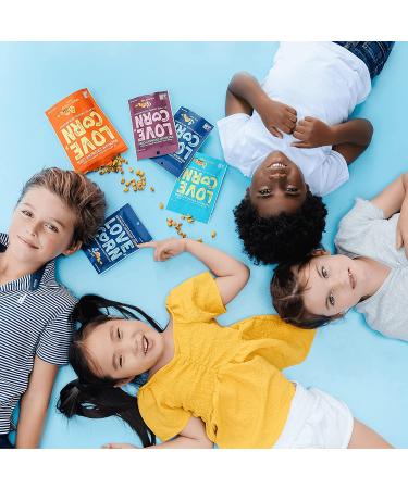 LOVE CORN Salt & Vinegar Snack | Crunchy Corn | 1.6oz x10 bags | Non-GMO, Gluten-Free, Plant Based, Low-Sugar - Buy Online on GoSupps.com