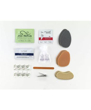 Solemates SOS Shoe Rescue Kit - Classic Clear High Heel Protectors with Accessories for Outdoor Events - Protect Heels from Grass, Gravel, Cracks - 1 Pair - Buy Online on GoSupps.com
