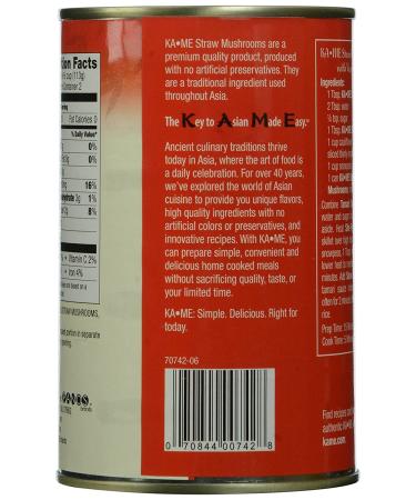 Ka-Me Whole Straw Mushrooms 15 Ounce - Perfect for Stir-Fry - Pack of 1 - Buy Online on GoSupps.com