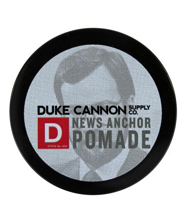 Duke Cannon News Anchor Pomade - Sandalwood & Citrus (4.6 oz) - Medium-to-Strong Hold, Natural Matte Finish for All Hair Types - Buy Online on GoSupps.com