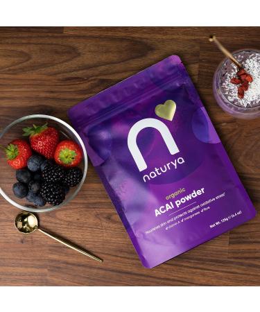 Naturya Organic A a Powder - Wild-Harvested Superfood Rich in Manganese & Vitamin A - 125g Pouch - Buy Online on GoSupps.com