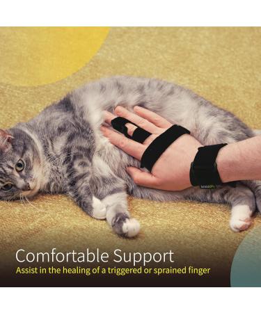 BraceUP Full Trigger Finger Splint - Ultimate Support & Pain Relief for Sprains Broken Fingers | International Shipping - Buy Online on GoSupps.com