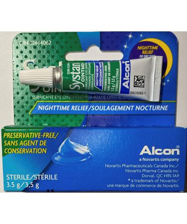 Systane Lub Eye Nightime Ointment 3.5g (6 Pack) - 0.12oz - Hydrating Eye Care - Buy Online on GoSupps.com