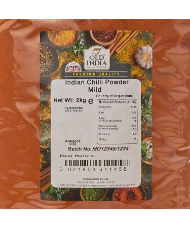 Old India Mild Indian Chilli Powder 2kg - Authentic Spice Blend - Buy Online on GoSupps.com