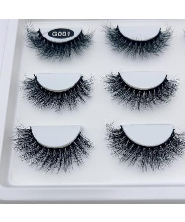 HBZGTLAD 3D Mink Lashes - Bulk 6 Pairs | Fluffy Natural & Thick Dramatic False Eyelashes - Wholesale Maquiagem - Buy Online on GoSupps.com