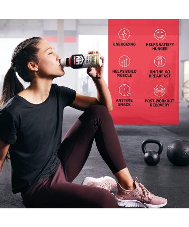 Muscle Milk Genuine Protein Shake  Chocolate  14 Fl Oz Bottle  12 Pack  25g Protein  Zero Sugar  Calcium  Vitamins A  C & D  6g Fiber  Energizing Snack  Workout Recovery  Packaging May Vary Chocolate 14 Fl Oz (Pack of 12) - Buy Online on GoSupps.com