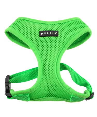 Puppia dog harness for small and medium -sized dogs - super soft in many colors - also used as a puppy dishes -Atanizzen dishes for dogs green m m green