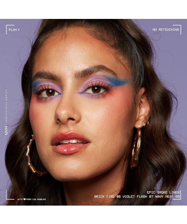 NYX Professional Makeup Smokey Eyes Eyeliner - Vegan Epic Smoke Liner in Brick Fire (Red) 06 | International Shipping Available - Buy Online on GoSupps.com