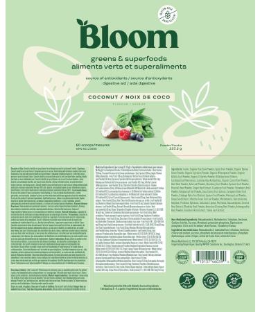 Bloom Nutrition Super Greens Powder Smoothie & Juice Mix - Probiotics for Digestive Health & Bloating Relief for Women Digestive Enzymes with Superfoods Spirulina & Chlorella for Gut Health (Coconut) - Buy Online on GoSupps.com