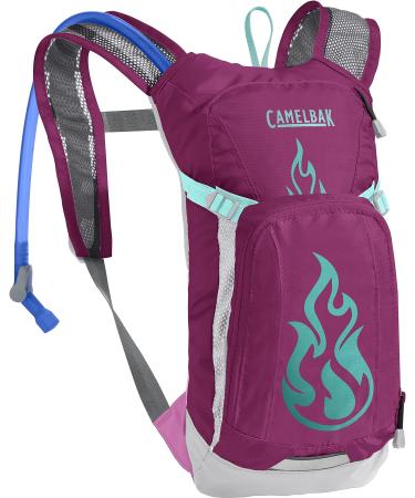 CamelBak Mini M.U.L.E. Kids Hydration Backpack, 50 oz 50 oz Baton Rouge/Flames