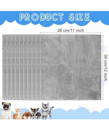 Waterproof Guinea Pig Blankets Washable Small Animal Pee Pad Pet Blanket Sleep Bedding Mats Absorbent Guinea Pig Cage Liner Reusable Pet Sleep Mat Pad Cover (11 x 12 Inch Gray) 11 x 12 Inch Grey - Buy Online on GoSupps.com