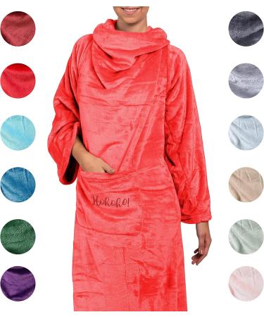 Personalized Hohoho Blanket | Warm Fluffy Hoodie Blanket for Women | Perfect Gift - 150x180cm - Buy Online on GoSupps.com