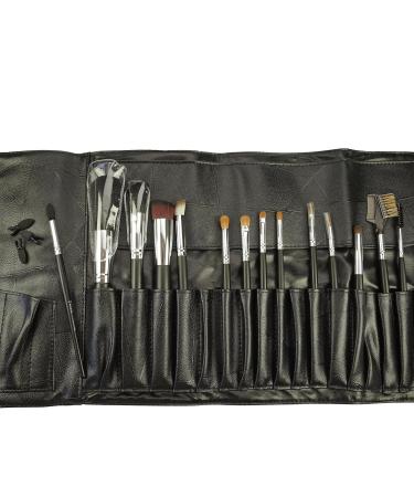 Fantasia 14-Part Professional Makeup Brush Set - High-Quality Natural Hair Brushes with Replacement Applicators - Luxury Synthetic Leather Pocket - Perfect for All Makeup Lovers - Buy Online on GoSupps.com