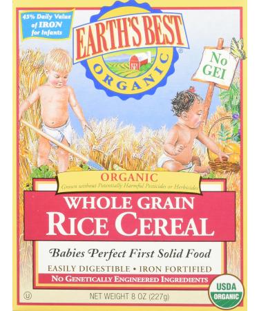 Earth's Best Organic Whole Grain Rice Cereal 8 oz (227 g)