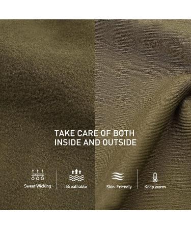 Arcweg Neck Warmers for Winter | Thermo Multifunctional Hose Scarf | Unisex Neck Gaiter for Skiing Biking & Outdoor Sports - Olive - Buy Online on GoSupps.com