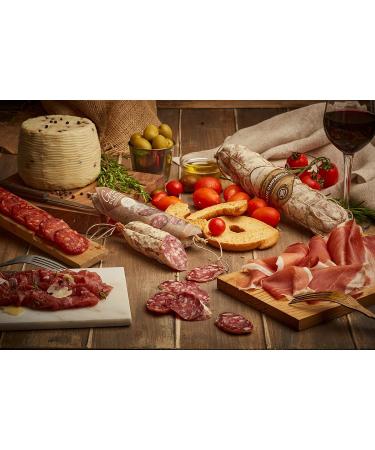 Italian Ricottina Salumi Pasini | Salted Ricotta with sheep and goat milk | 2 slices of 300 g each (600 g total) - Buy Online on GoSupps.com