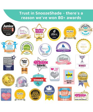 SnoozeShade Pack and Play Blackout Tent - Award-Winning Baby Travel Essential for Toddler Bed - Blocks 94% of Light - Breathable Cover for Safety and Comfort - Buy Online on GoSupps.com
