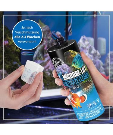 Microbe-Lift Substrate Cleaner - 3785 ml - 100% Biological Aquarium Soil Cleaner for Freshwater & Saltwater - Removes Mulm & Dirt Promotes Healthy Aquatic Life - Buy Online on GoSupps.com