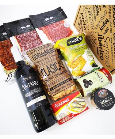 PresentBox Tapas Evening for Two | Gourmet Gift for Spain Fans | Unique Tapas Experience - Buy Online on GoSupps.com