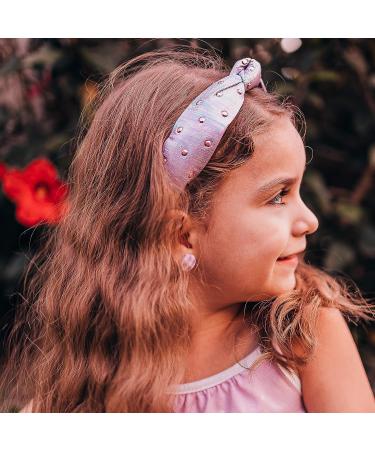 Sparkly Purple Rhinestone Knot Headband for Girls by FROG SAC - Hair Accessories for Kids - Buy Online on GoSupps.com