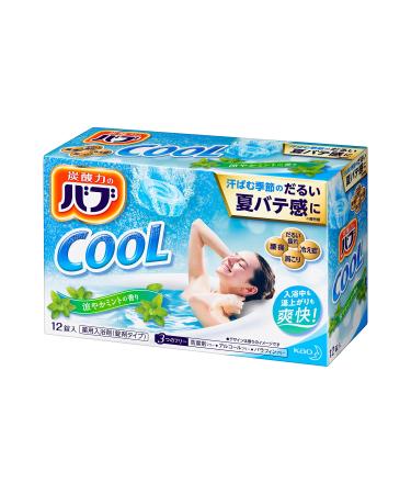 Kao Babu Bath - BAB Cool Cool Mint Aroma of 12 Tablets Input