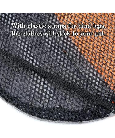 Zunea Waterproof Raincoat for Medium & Large Dogs | Reflective & Windproof Outdoor Jacket | 6XL Orange - Perfect for Hiking & Wet Days - Buy Online on GoSupps.com