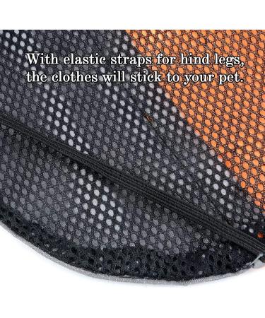 Zunea Waterproof Raincoat for Medium & Large Dogs - Reflective Windproof Mesh Lining | Outdoor Hiking Rain Jacket for Wet Days - Orange 8XL (1 Pack) - Buy Online on GoSupps.com