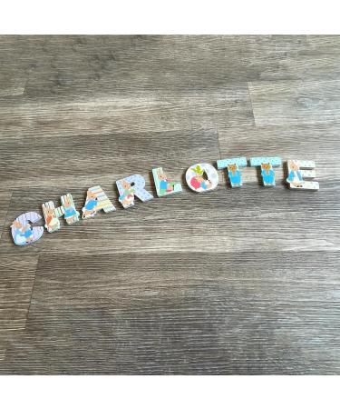 Peter Rabbit Wooden Letter A by Orange Tree Toys - Alphabet Animal for Personalised Baby Name Toy Box, Wall Decor - Nursery Decor for Boys and Girls - Buy Online on GoSupps.com