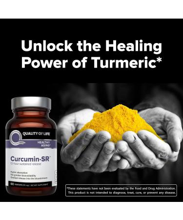 Quality of Life Curcumin-SR - Inflammation Support for Healthy Aging - 60 Vegicaps - Buy Online on GoSupps.com