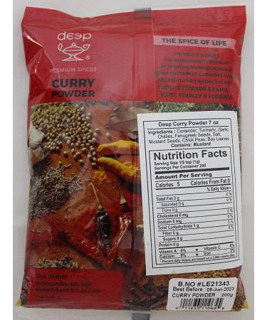 Premium 7 oz Curry Powder - Authentic Blend for Delightful Dishes - Buy Online on GoSupps.com