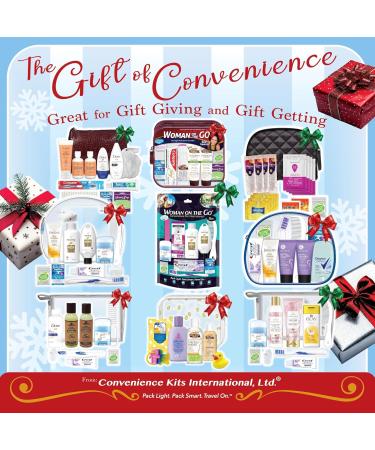 Convenience Kits International Women s Super Premium 31 PC Travel Kit Featuring: Ensemble of Travel-Size Hair Care Products Plus Face Body Oral Care Travel Essentials in Large Purple Toiletry Bag Super Premium Kit - Buy Online on GoSupps.com