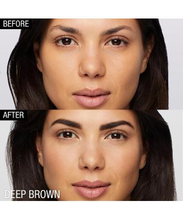 Maybelline Brow Define and Fill Duo 2-in-1 Defining Pencil with Filling Powder Deep Brown - 0.021 Ounce - Buy Online on GoSupps.com