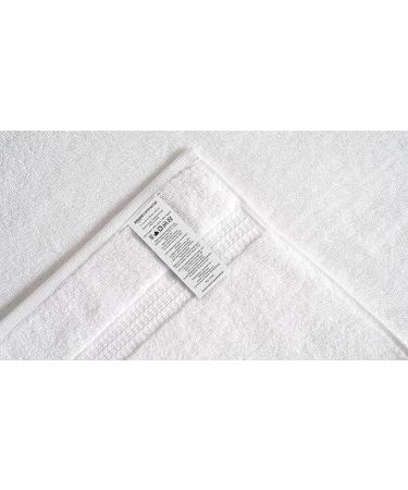 Amazon Commercial Cotton Bath Towel Set - 27 x 54 Inches - 650 GSM - White - Pack of 6 - Buy Online on GoSupps.com