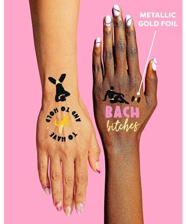 XO Fetti Bachelorette Tattoos - 40 Glitter Styles | Bachelorette Party Decoration & Favors - Buy Online on GoSupps.com