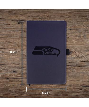 Seattle Seahawks Laser-Engraved Notepad - Official NFL Merchandise | 5.25 x 8.25 - Buy Online on GoSupps.com