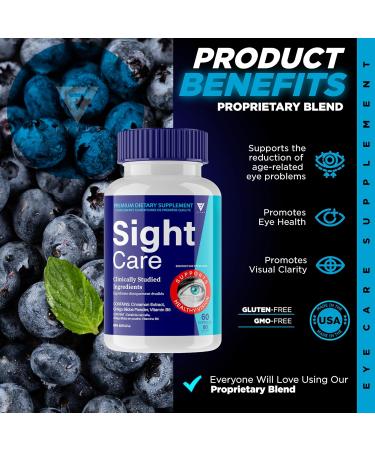 (2 Pack) Sight Care Vision Support Supplement Sight Care Pills SightCare Eye Care Capsules forHealthy Vision Support Maximum Strength Formula Slight Care Support Supplement Reviews (120 Capsules) - Buy Online on GoSupps.com